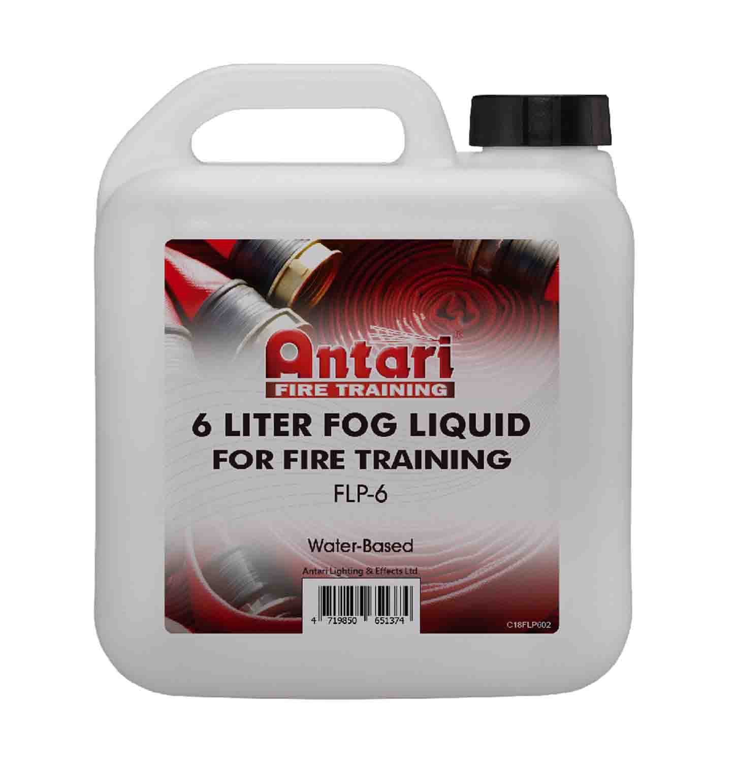 Antari FLP-6 Fire Training Fog Fluid - 6L Bottle - Hollywood DJ