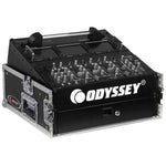 B-Stock: Odyssey FR1002,10U Top Slanted 2U Bottom Vertical Combo Rack - Hollywood DJ