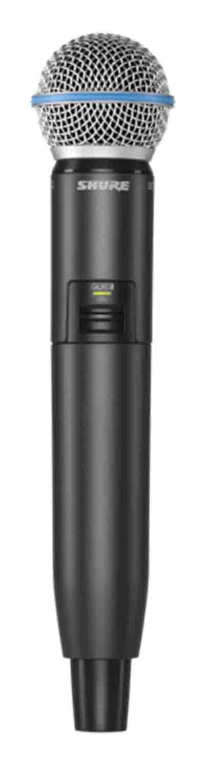 Shure GLXD24/B58-Z2 Digital Handheld Wireless Microphone System with Beta 58A - Hollywood DJ