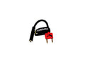 ProX XC-BNQF-RD 6" Adapter Banana Red to 1/4" TS-F High Performance Speaker Cable - Hollywood DJ