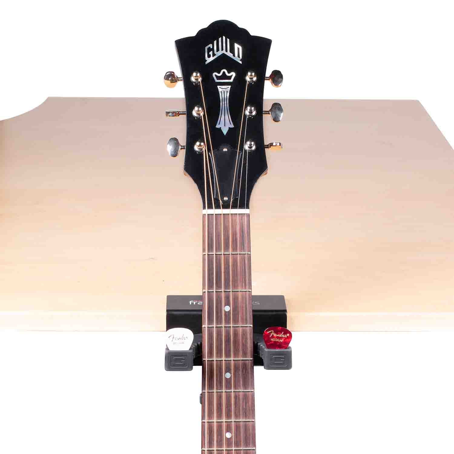 Gator Frameworks GFW-GTRDSKCLAMP-1000 Desk Clamping Guitar Rest with Clamp Mount - Hollywood DJ