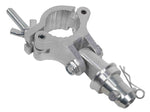 ProX T-CH16 Pro Clamp with Adjustable 180-degree Half Coupler Pin and Safety Clip - Hollywood DJ