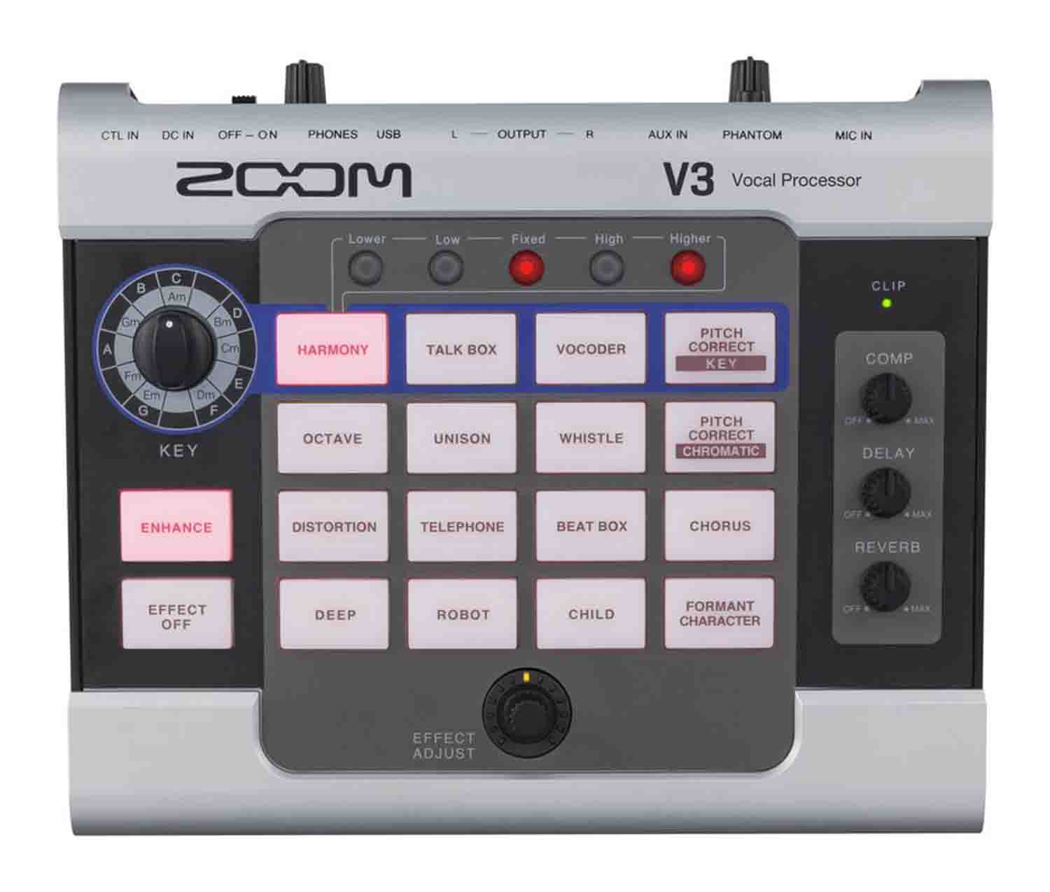 Open Box: Zoom V3 Multi Effects Vocal Processor - Hollywood DJ