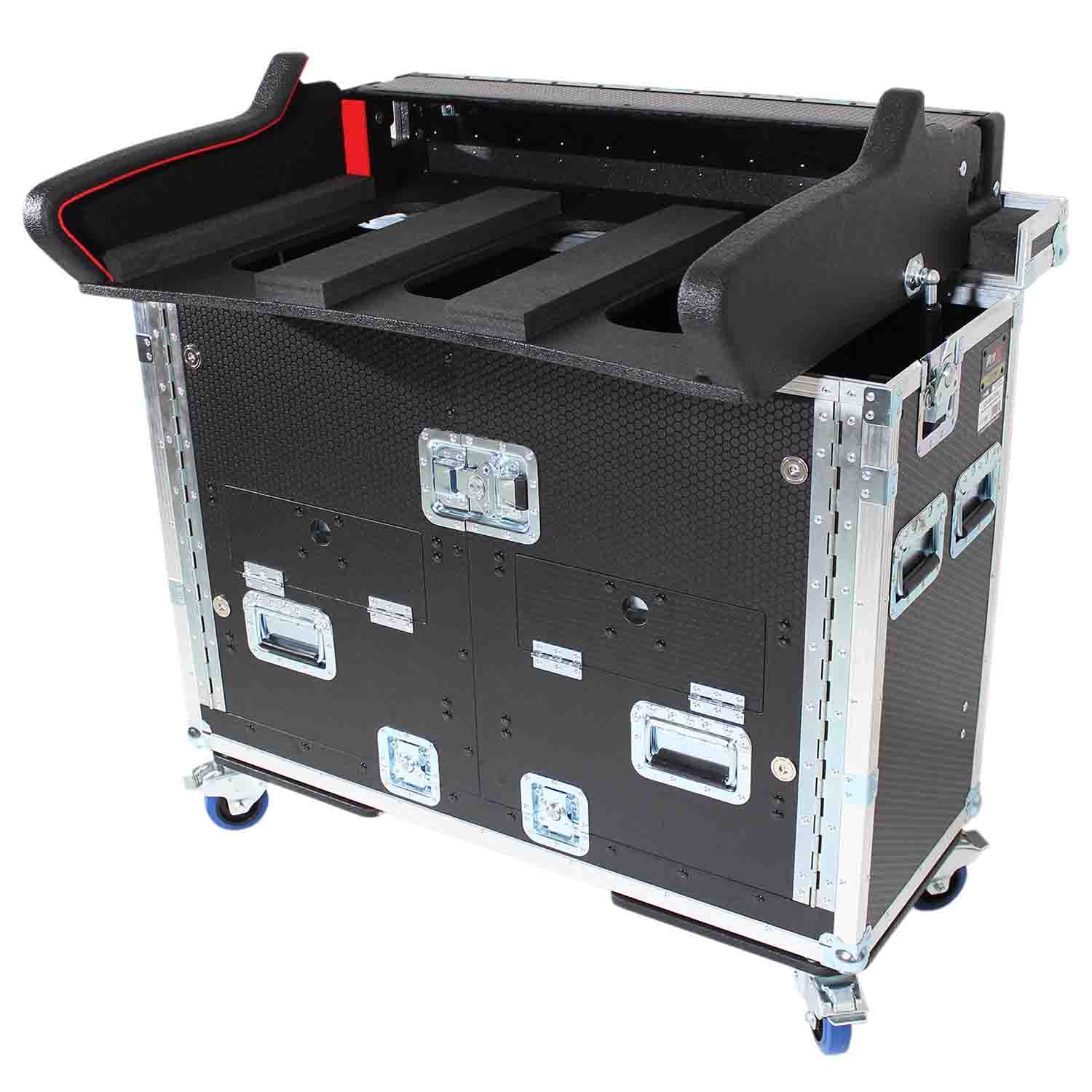 ProX XZF-AH-S5000-LMA Hydraulic Lift DJ Case For Allen and Heath DLive S5000 Console - Hollywood DJ