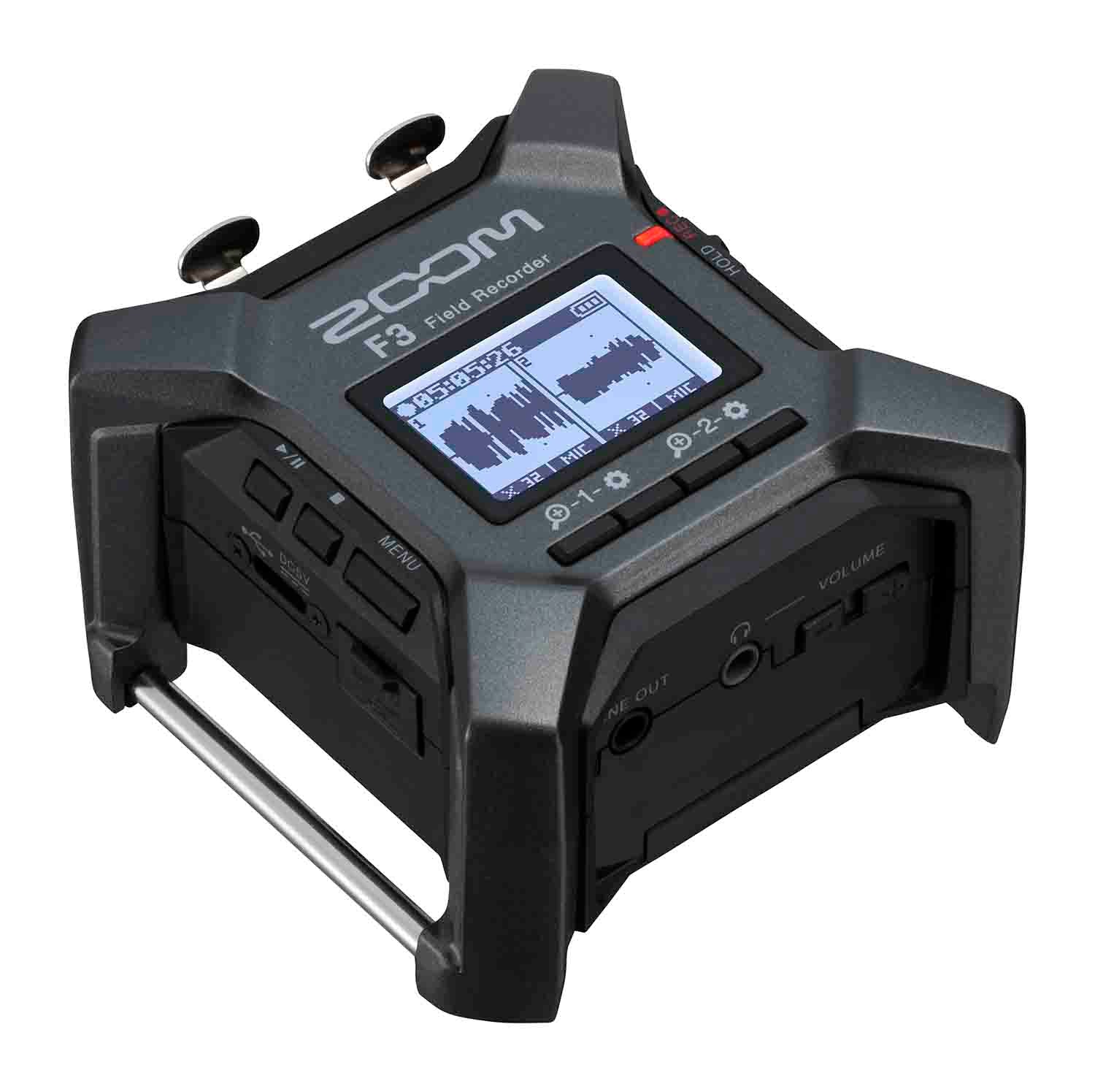 Zoom F3 2-Input / 2-Track Portable Field Recorder - Hollywood DJ