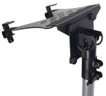 ProX X-LTF01BK Laptop Shelf Fits on Speaker Stand & Monitor VESA Arm Mount - Black - Hollywood DJ