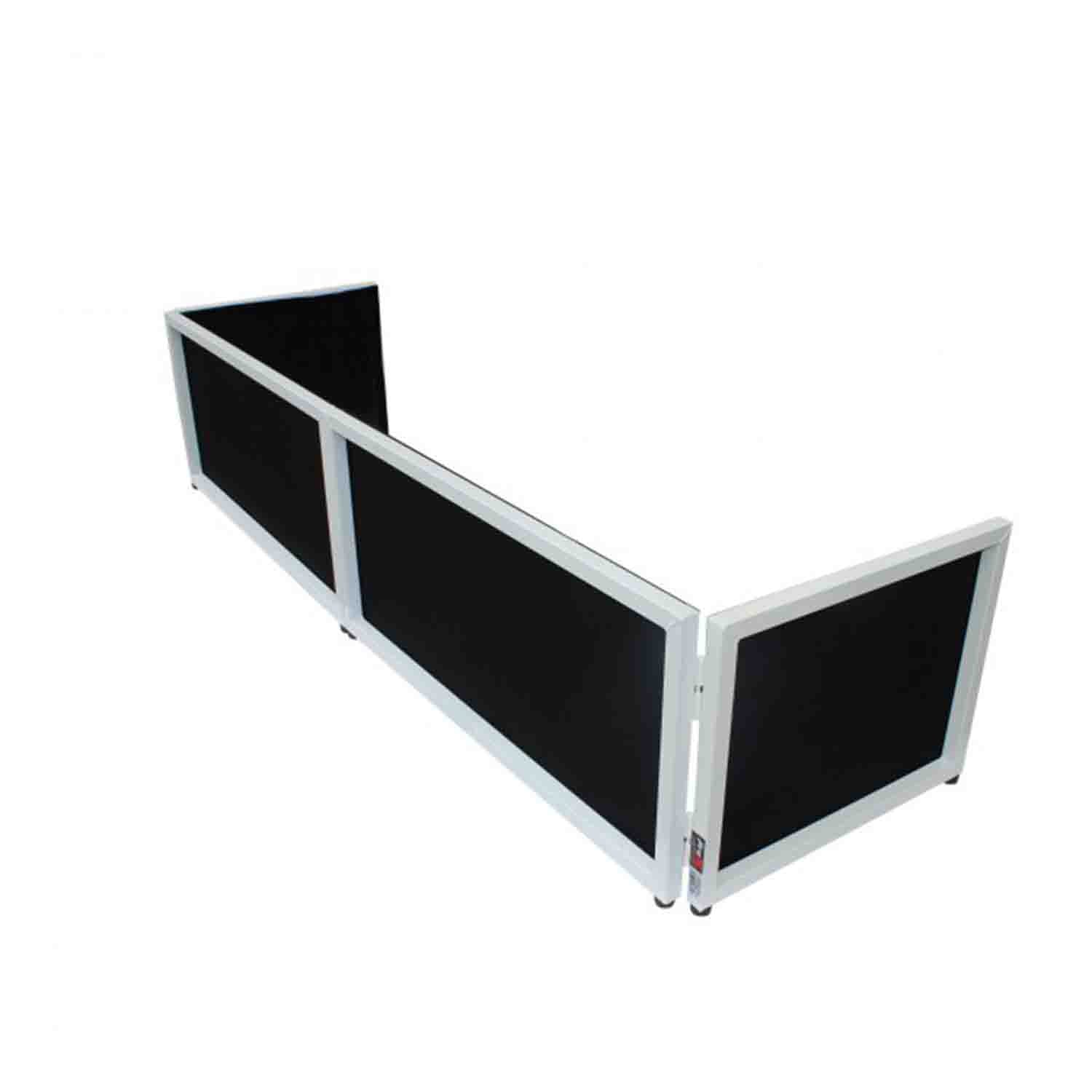 ProX XF-STTF 6 Ft Tabletop Facade Replacement Scrim Set, 2 Front Panels and 2 Side Panels - Hollywood DJ
