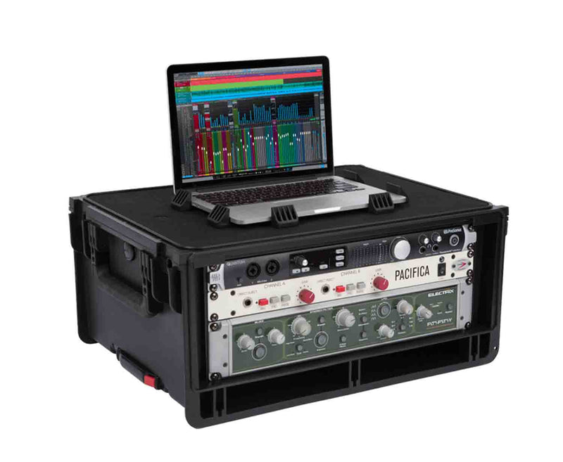SKB Cases 1SKB-ISF4U Injection Molded Rack Case for 4U Studio Flyer - Hollywood DJ