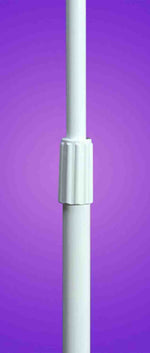 OnStage MS7201W Round-Base Microphone Stand - White - Hollywood DJ
