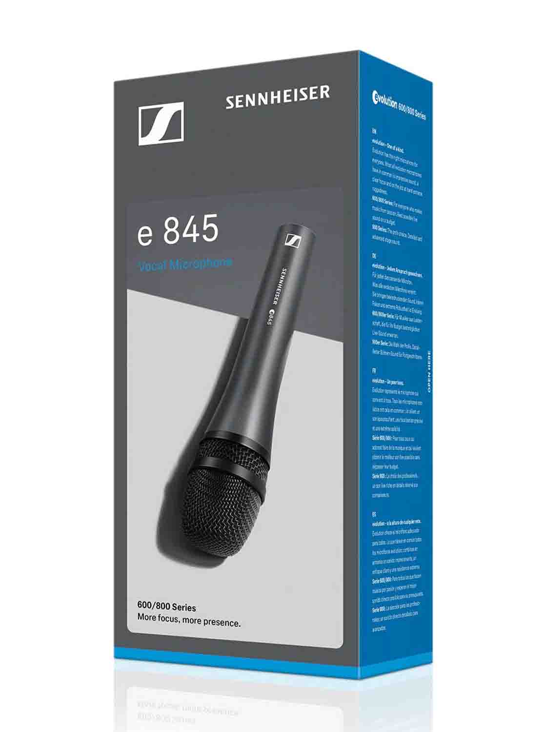 Sennheiser E 845 Dynamic Supercardioid Vocal Microphone - Hollywood DJ