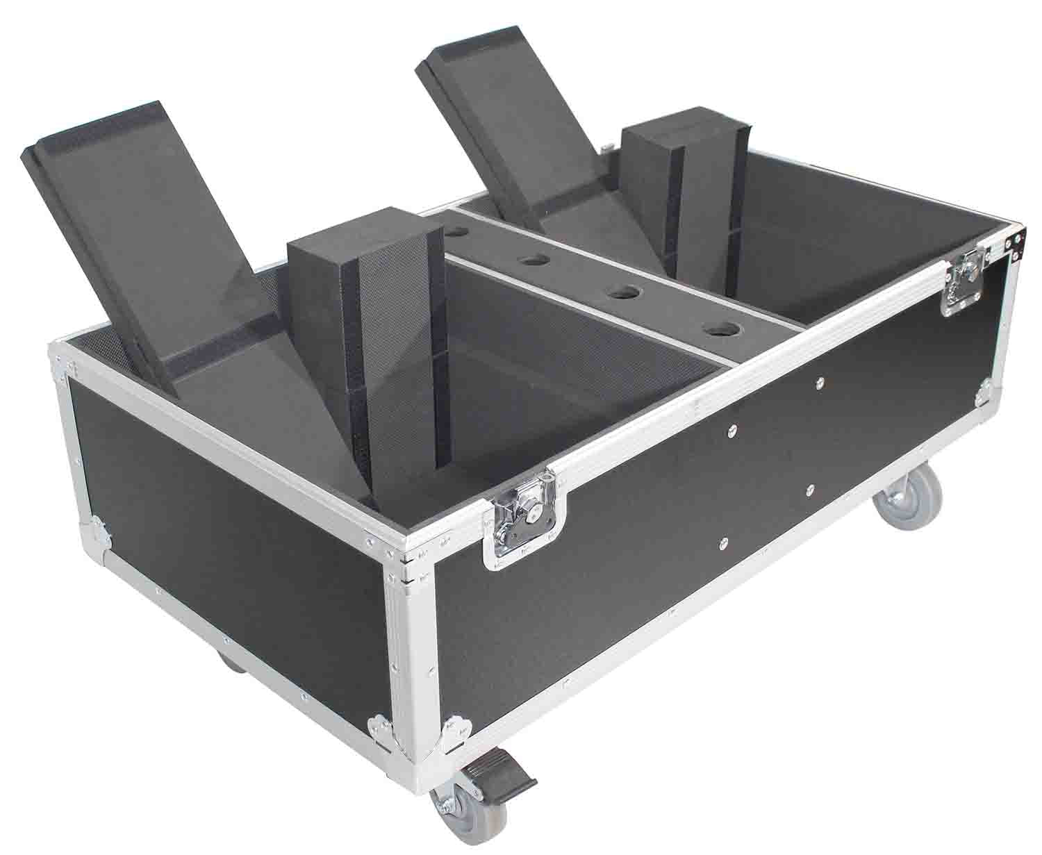 ProX X-RCF-EVOX8J8X2W ATA Style Flight-Road Case for RCF EVOX 8 J8 JMIX8 Speaker Array System - Hollywood DJ