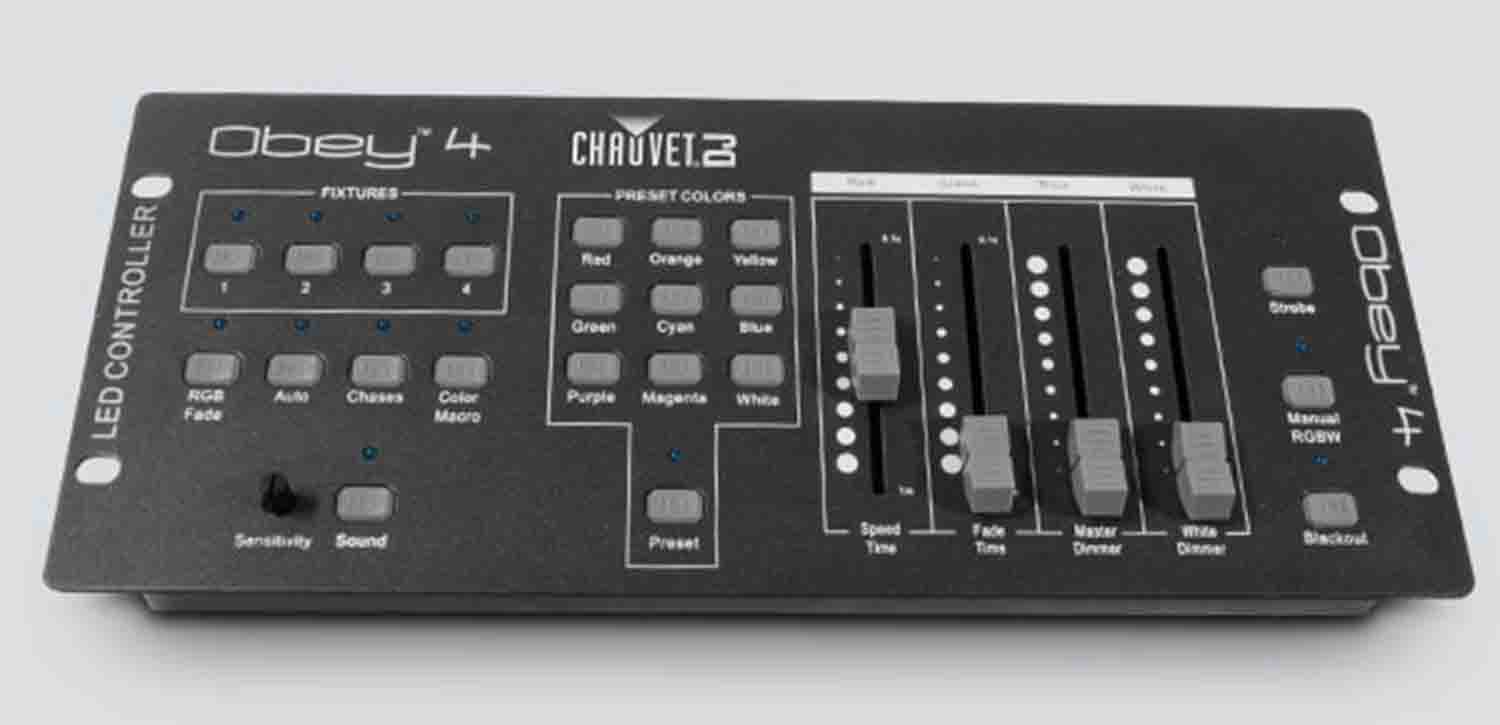 Chauvet DJ Obey 4, 16-ch DMX Lighting Controller - Hollywood DJ