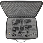 Shure PGA Drum Kit 5 Drum Microphone Package with Clip Mounts Cables and Case | Open Box - Hollywood DJ