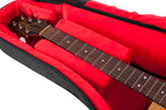 Gator Cases GT-ACOUSTIC-BLK Transit Series Acoustic Guitar Gig Bag with Charcoal Exterior - Hollywood DJ