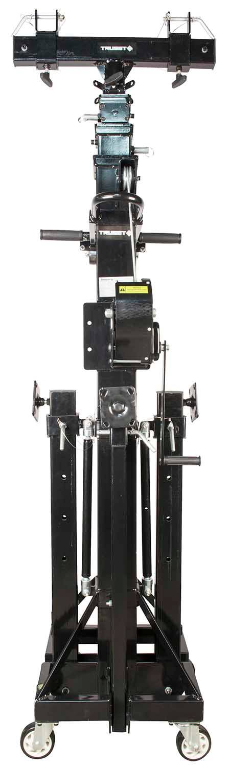 Chuavet Trusst CTCS60, 6 Meters Crank Up Tower Stand With T-Bar Adaptor - Hollywood DJ