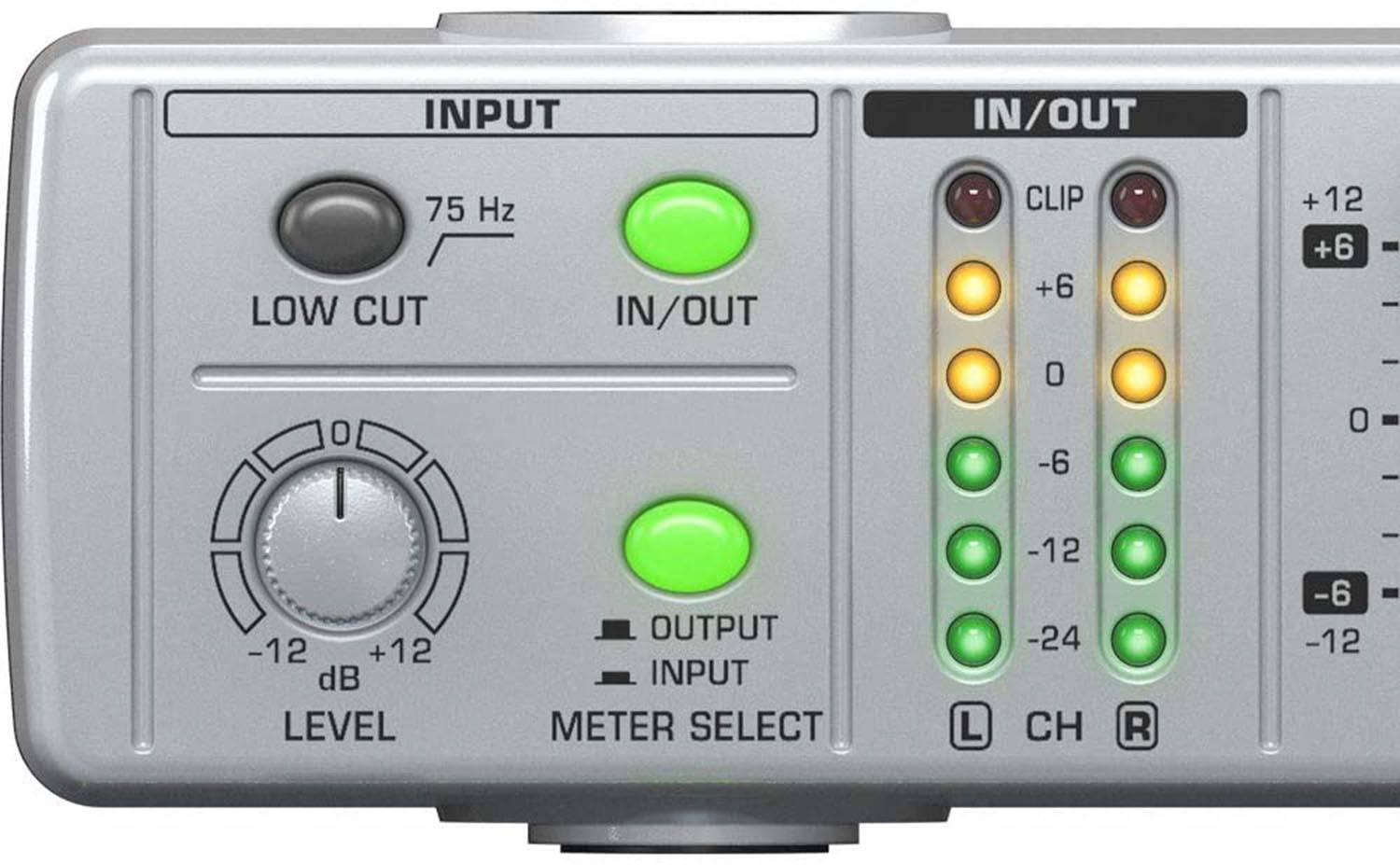 Behringer FBQ800 Ultra Compact 9-Band Graphic Equalizer with FBQ - Hollywood DJ