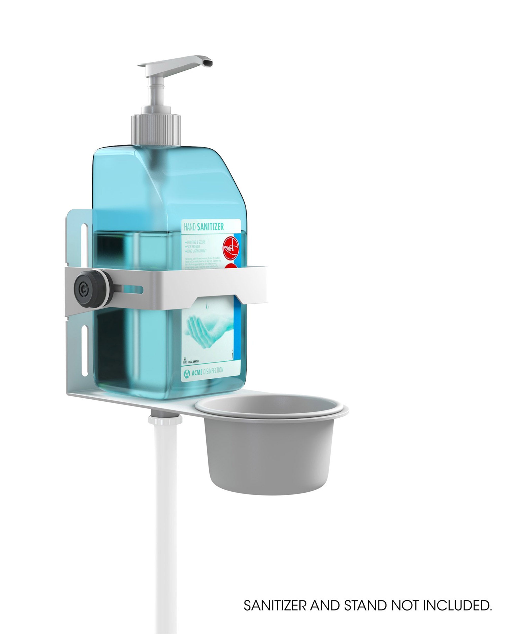 Gravity MA DIS 01 B, Universal Disinfectant-Holder - White - Hollywood DJ