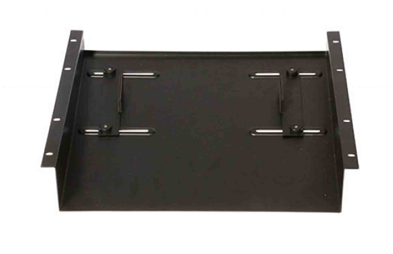 Onstage RSU1000 Adjustable Top-Mount Rack Shelf for Mixer or DJ Gear - Hollywood DJ