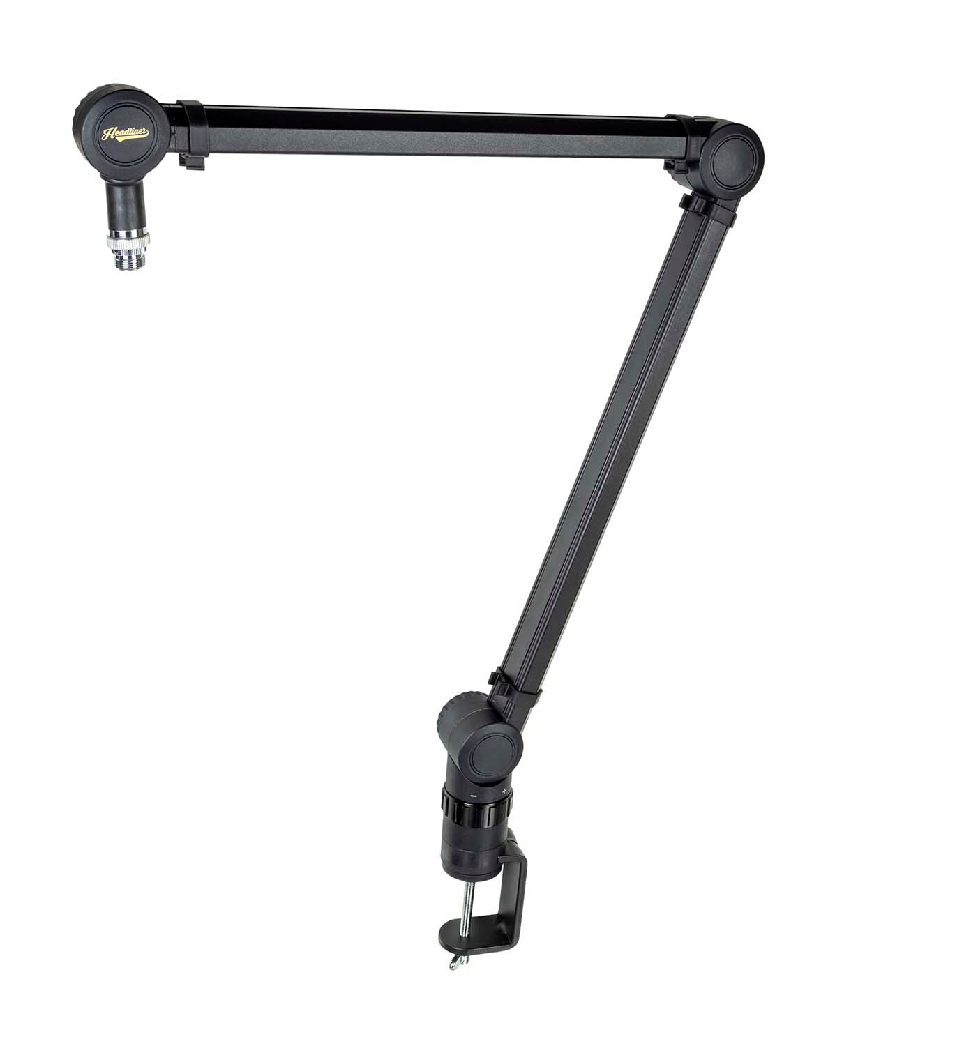 Headliner HL90600 Sierra Broadcast Desktop Microphone Stand Boom Arm - Hollywood DJ