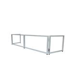 ProX XF-TTFW 6 Ft Tabletop DJ Facade White Frame with Black and White Scrims - Hollywood DJ