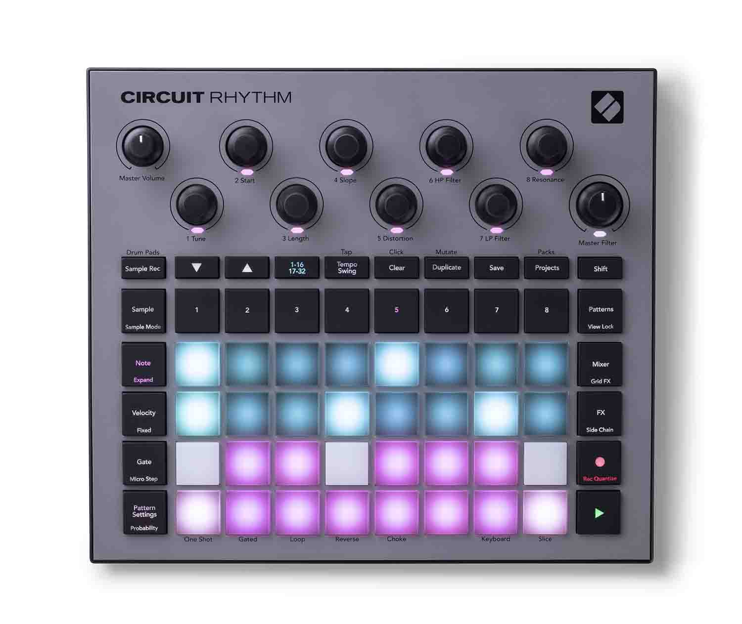 Novation Circuit Rhythm Standalone Beatmaking Sampler - Hollywood DJ