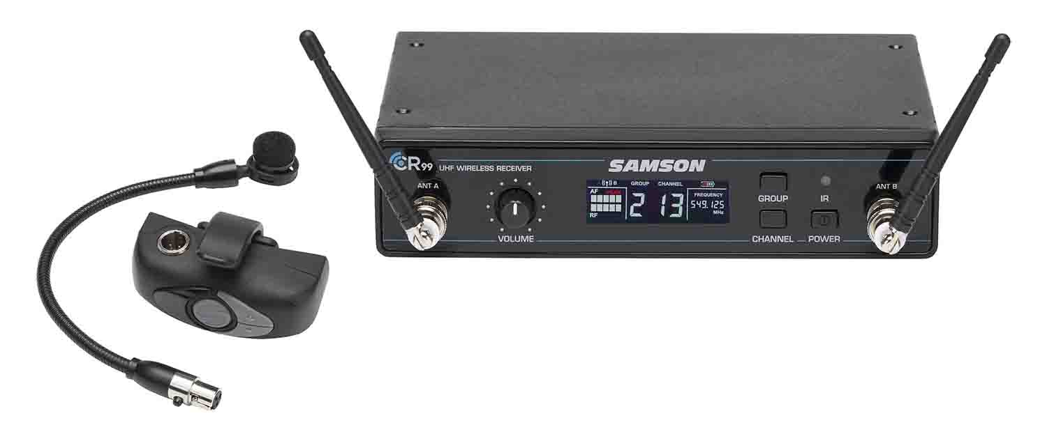Samson SWSATXHM60-D AWX Wind Instrument Micro Transmitter UHF Wireless System - Hollywood DJ
