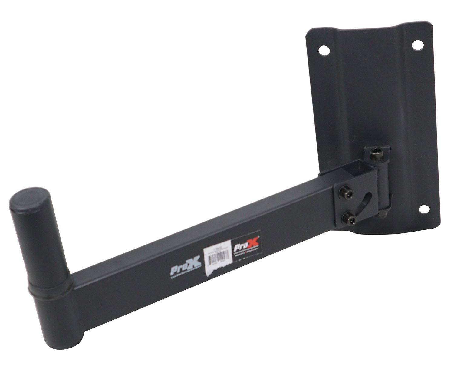 ProX T-SM32 Wall Mount Hinged Bracket for PA Speaker Installations - Black Finish - Hollywood DJ