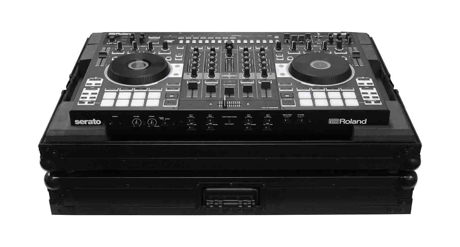 B-Stock: Odyssey FZRODJ808BL, Label Low-Profile Case for Roland DJ-808 DJ Controller - Black - Hollywood DJ