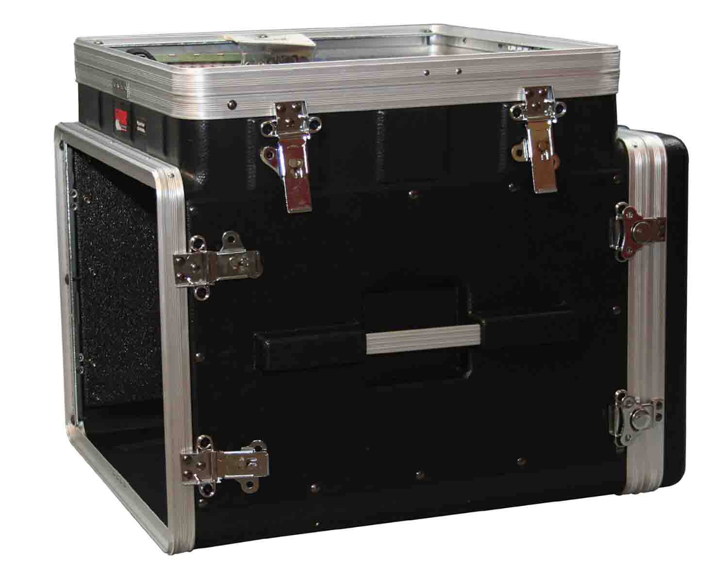 Gator Cases GRC-10X8 PU, 10U Top and 8U Side ATA Molded PE Pop-Up Console Rack - Hollywood DJ