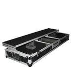 ProX XS-TMC1012WLTFSTND DJ Flight Case Coffin For 10" or 12" Mixer and 2 1200 style Turntables in Standard Mode - Hollywood DJ