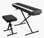 OnStage KPK6500 Keyboard Stand and Bench Pack - Black - Hollywood DJ