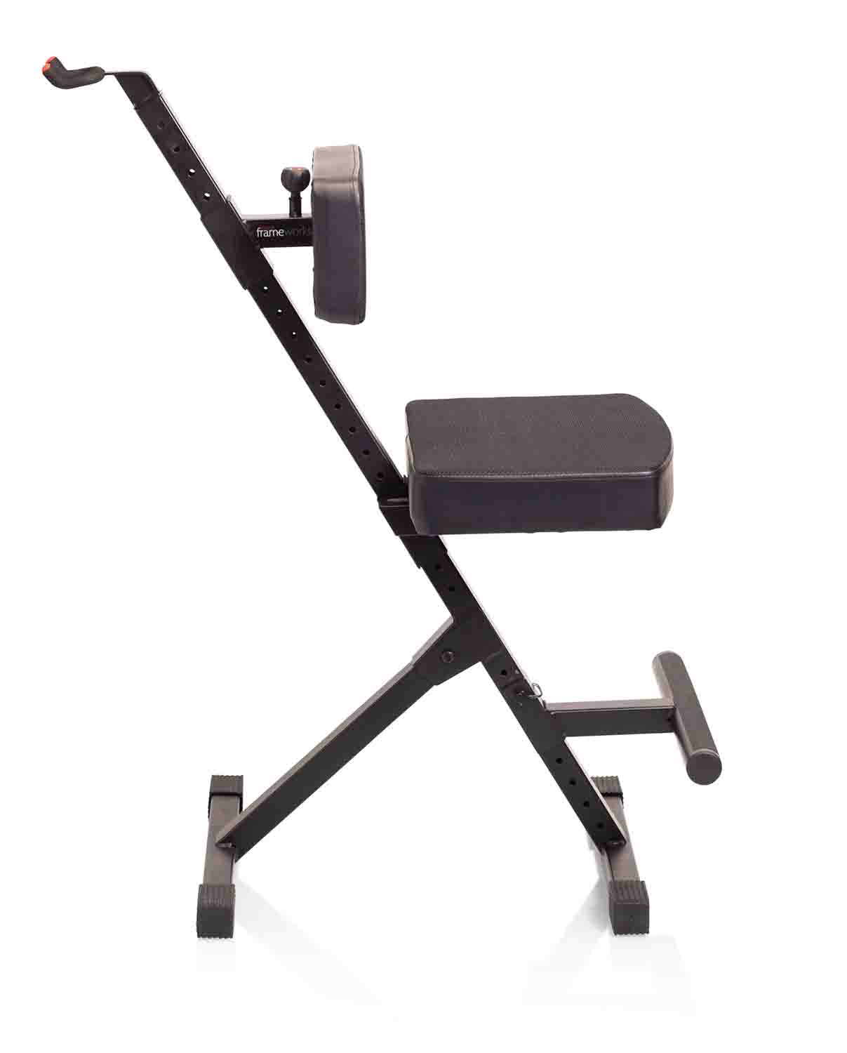 Gator Frameworks GFW-GTR-SEATDLX Deluxe Guitar Seat with Rear Guitar Hanger - Hollywood DJ