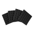Gator Frameworks GFW-ACPNL1212PCHA-4PK Charcoal 12x12" Acoustic Pyramid Panel - 4 Pack - Hollywood DJ