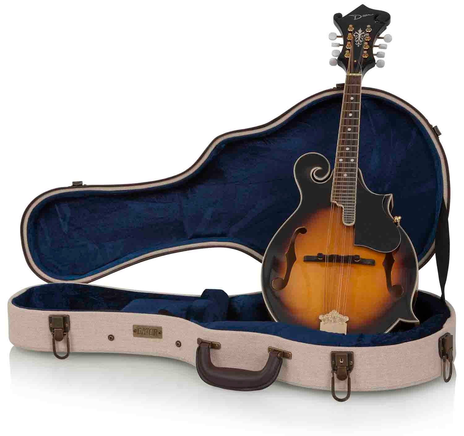 Gator Cases GW-JM MANDOLIN Deluxe Wood Case for Mandolin - Journeyman Burlap Exterior Gator Cases