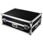 Odyssey FZGSPRIME4W2, Denon Prime 4 Flight Case with Patented Glide Laptop Platform and 2U Rack Space - Hollywood DJ