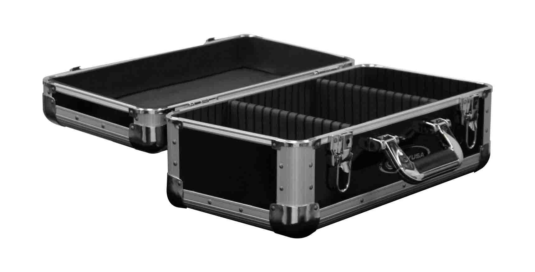 Odyssey KCD200FDBLK Black KROM Fixed Dividers CD Case Holds 200 CDs