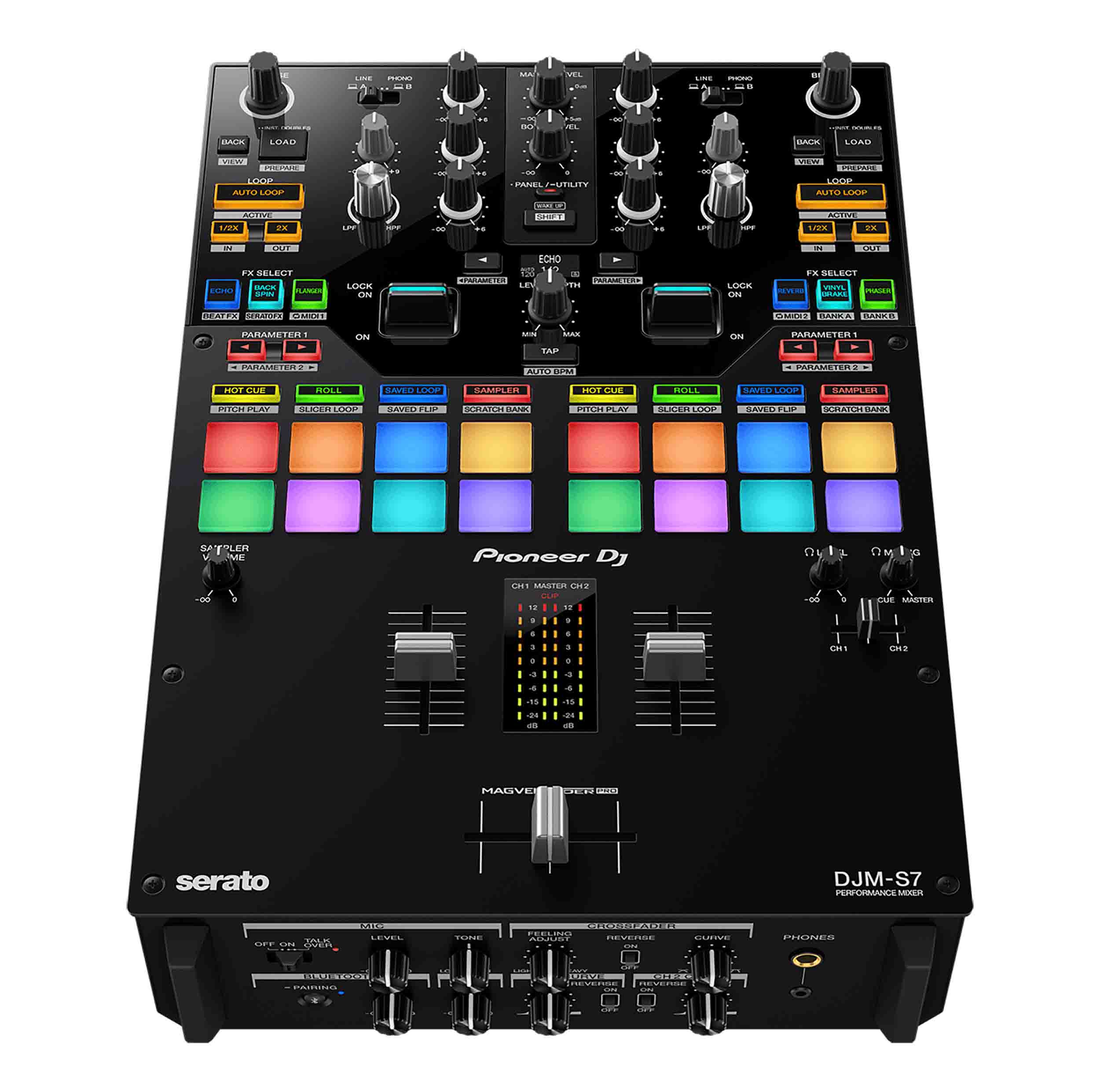 Pioneer DJ 2-Channel DJ Mixer S7 Package with Flight Case by Pioneer DJ