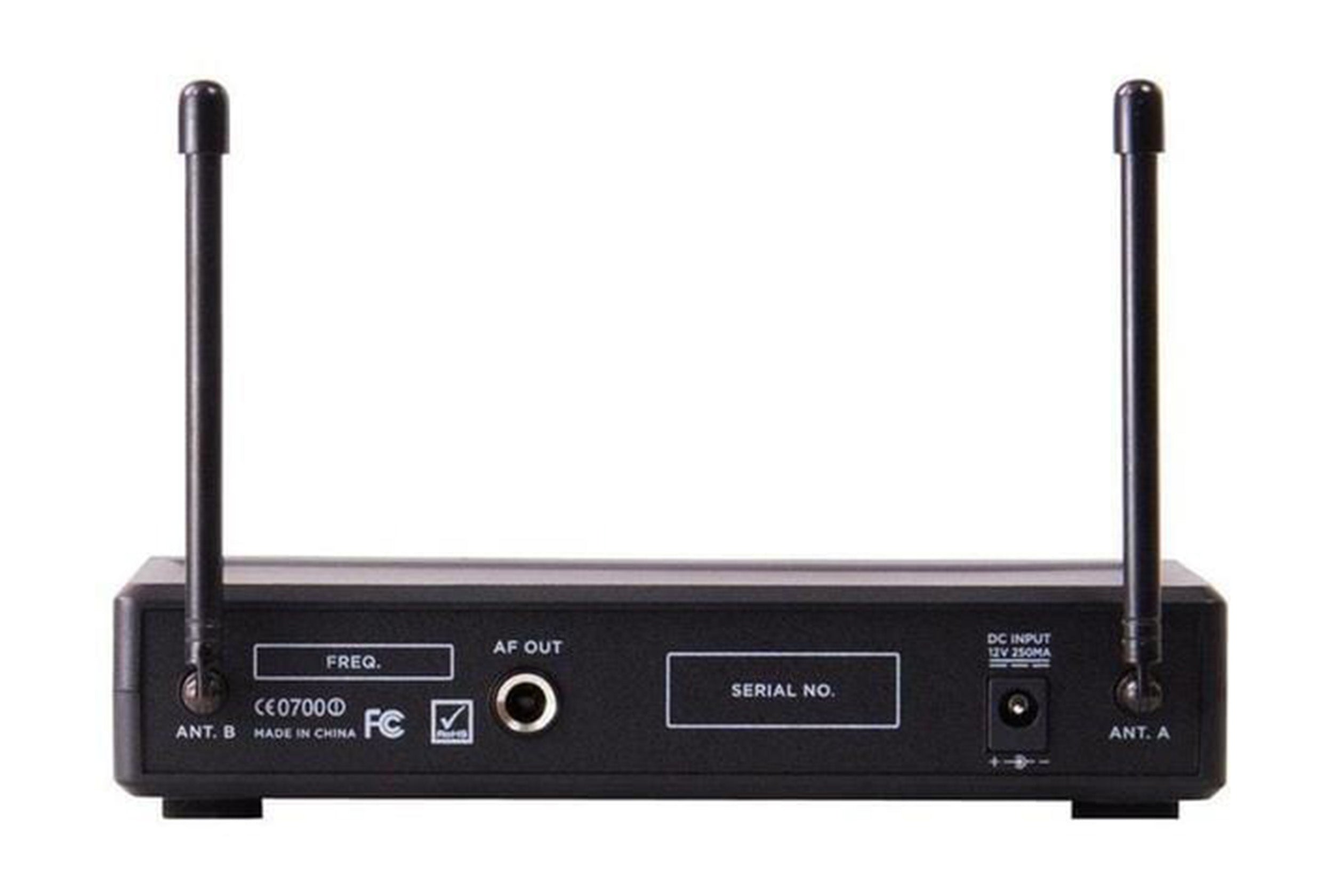 Gemini Sound UHF-02M-S12 Wireless Microphone System - Frequency: S12 517.6+521.5 - Hollywood DJ