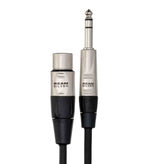 Hosa HXS-010, XLR Female to 1/4" TRS Male Pro Balanced Interconnect - 10 Feet - Hollywood DJ