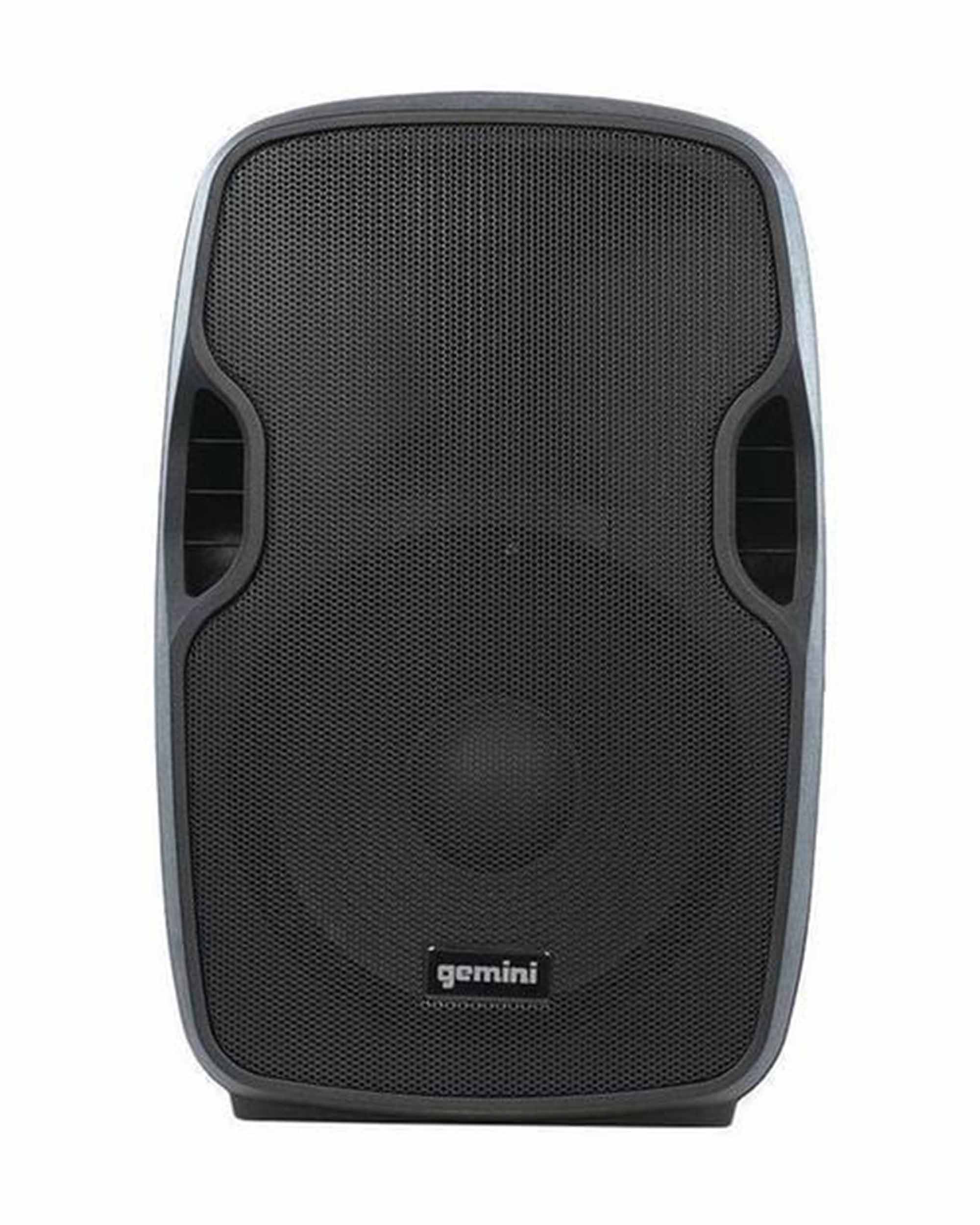 Gemini Sound AS-12TOGO, 12-Inch Active Portable Bluetooth Loudspeaker - Hollywood DJ