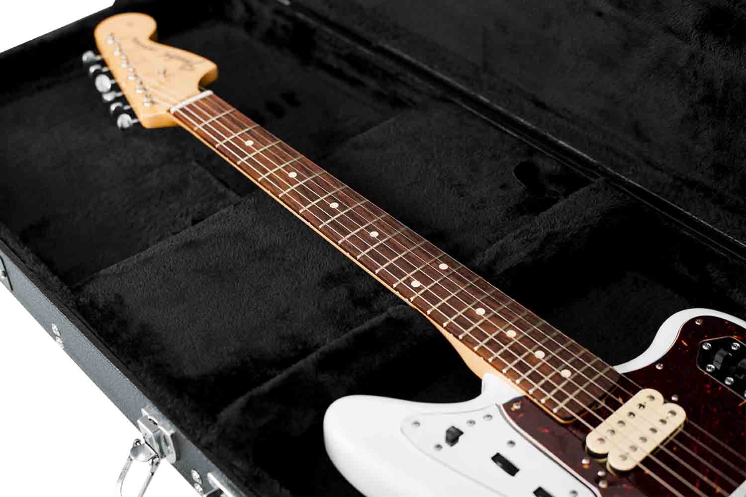 Gator Cases GWE-JAG Hard-Shell Wood Case for Jaguar Style Guitar - Hollywood DJ