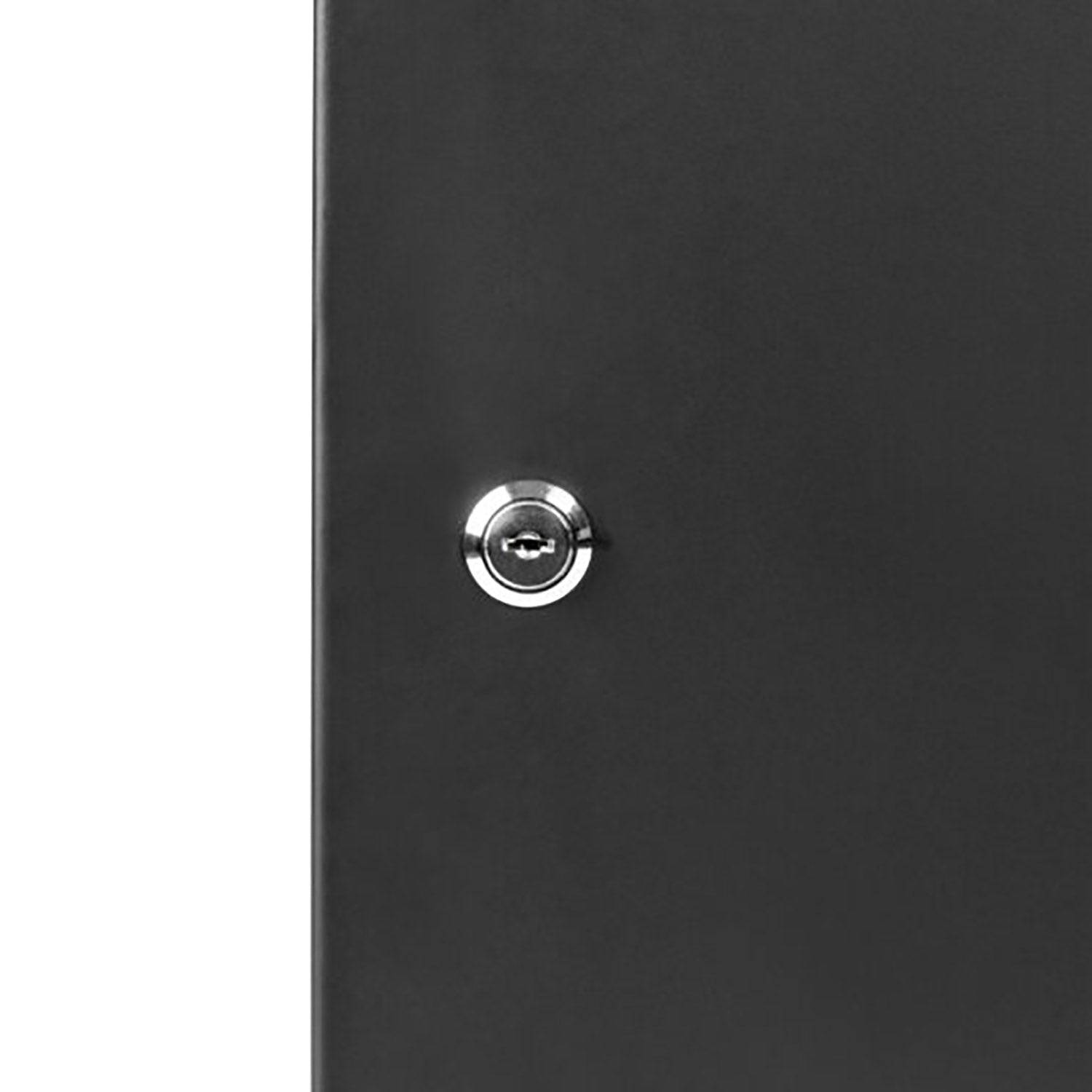 Gator Cases GRW2012508 21″ Deep Sectional Hinged Wall Mounted Rack - Steel Door - Hollywood DJ
