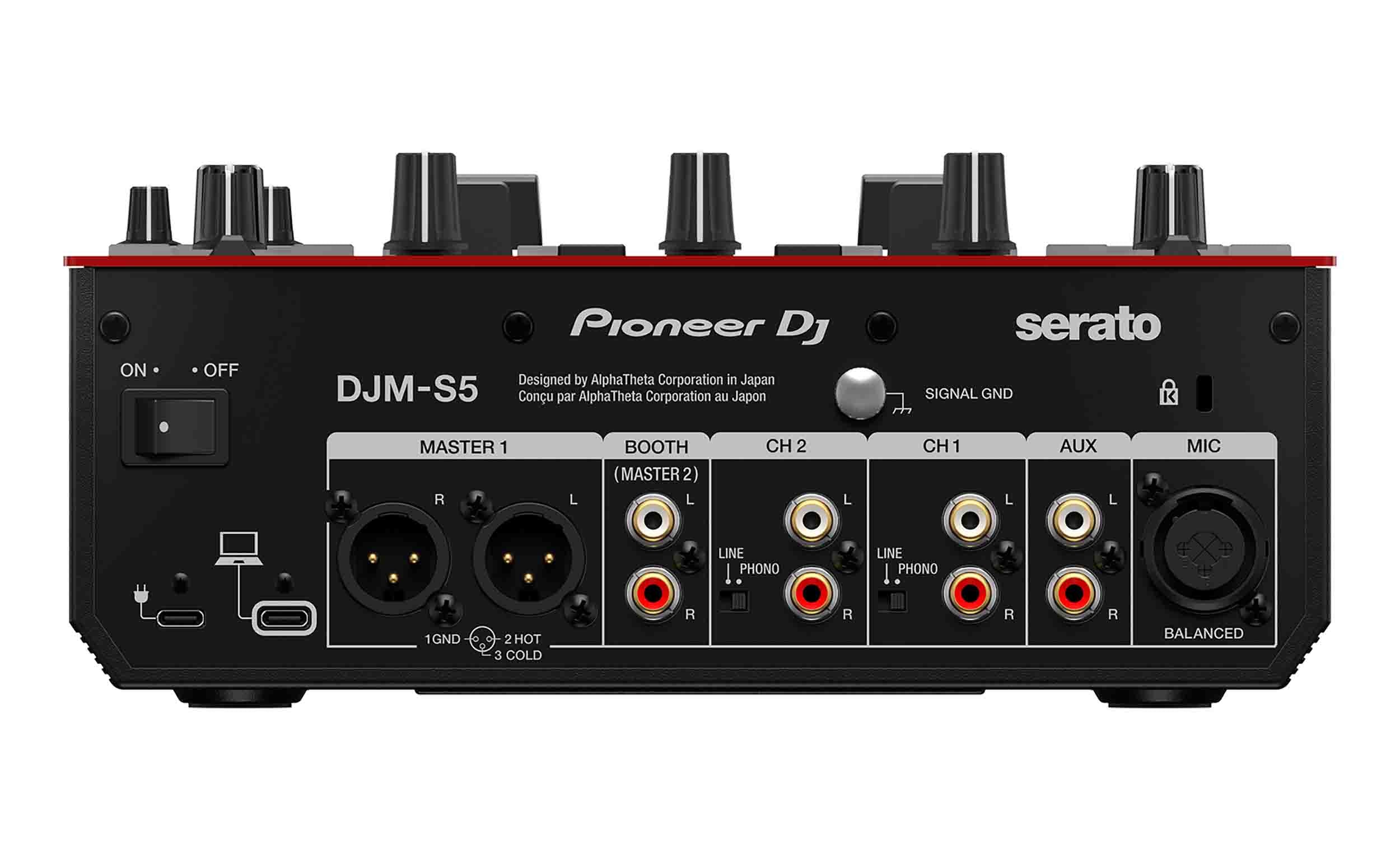 Pioneer DJ 2-Channel DJ Mixer S5 Package with Protection Cover by Pioneer DJ