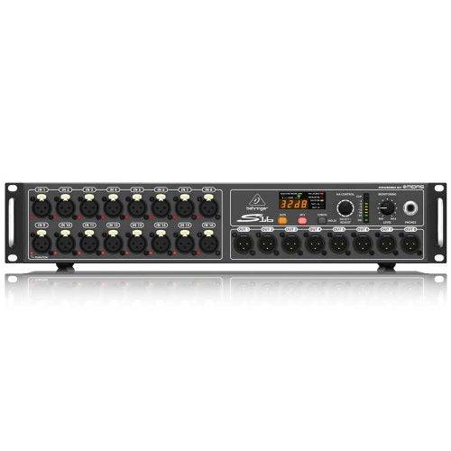 Behringer S16 Remote-Controllable Midas Preamps, 8 Outputs and Networking SuperMAC Technology - Hollywood DJ