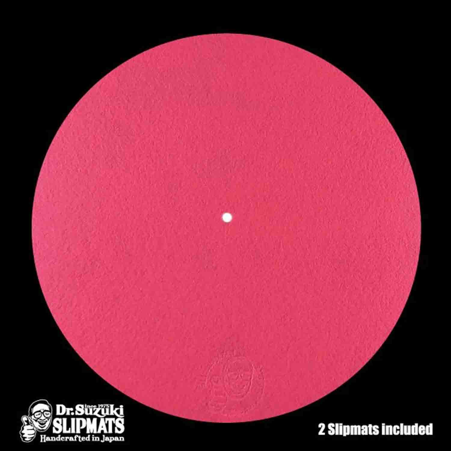 Dr. Suzuki DSS-FUSCIA Mix Edition Slipmat Pair (Fuchsia) - Hollywood DJ