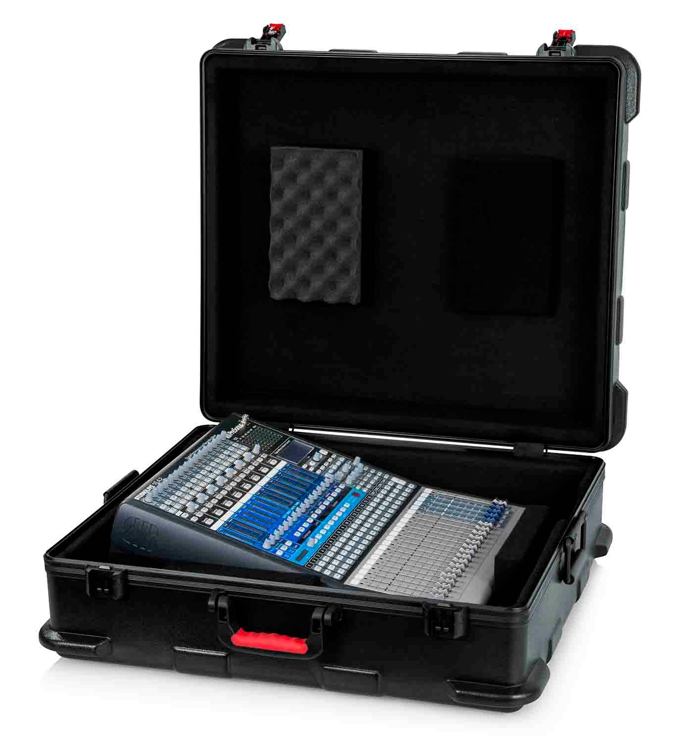 Gator Cases GTSA-MIX222508 Polyethylene DJ Mixer and Equipment Case - 22″x25″x8″ - Hollywood DJ