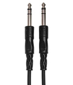 Hosa CSS-125, 1/4" TRS to 1/4" TRS Balanced Interconnect Cable - 25 Feet - Hollywood DJ