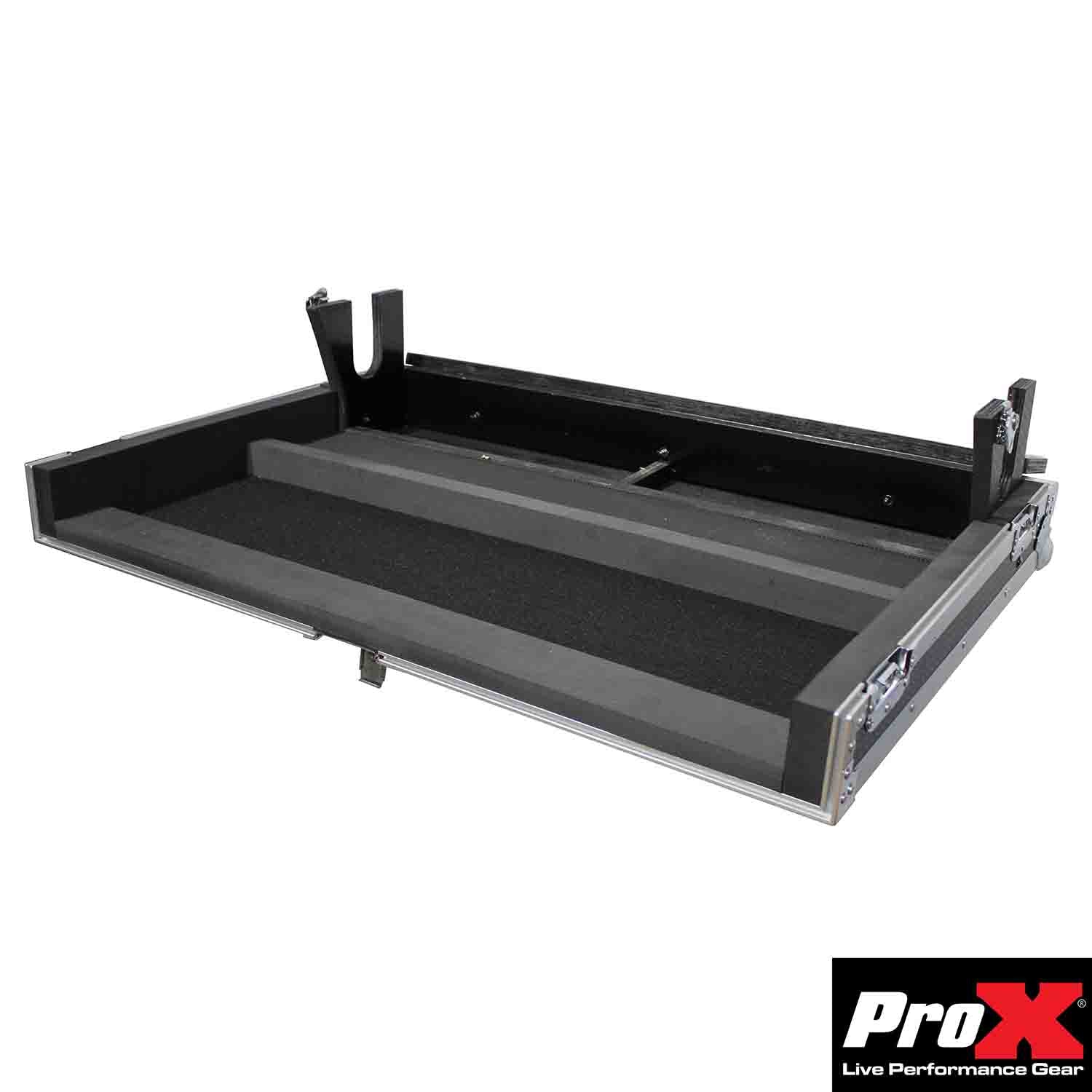 ProX XS-AHQU32DHW DJ Flight Case for Allen and Heath QU-32 Digital Mixer with Doghouse and Wheels ProX Cases