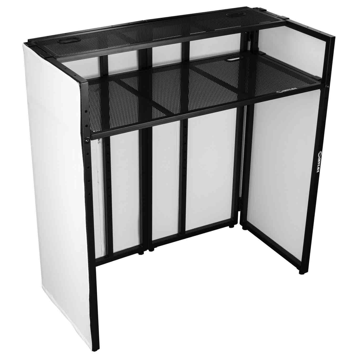 Odyssey DJBOOTHM46 Media DJ Booth for 46″ Flat Screen TV/Monitor - Hollywood DJ