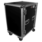 ProX T-16RSS, 16U Space Rack Mount ATA Flight Case 19 In Depth - Hollywood DJ